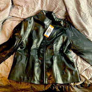 Kenneth Cole faux Leather jacket
